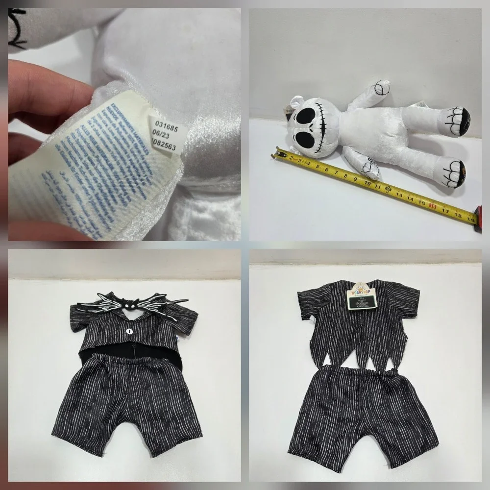 Build a Bear Jack Skellington Nightmare Before Christmas Bear